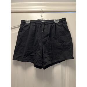 Tilly’s RSQ Men’s Comfort Mid Rise Elastic‎ Waistband Pull On Short Size L Black